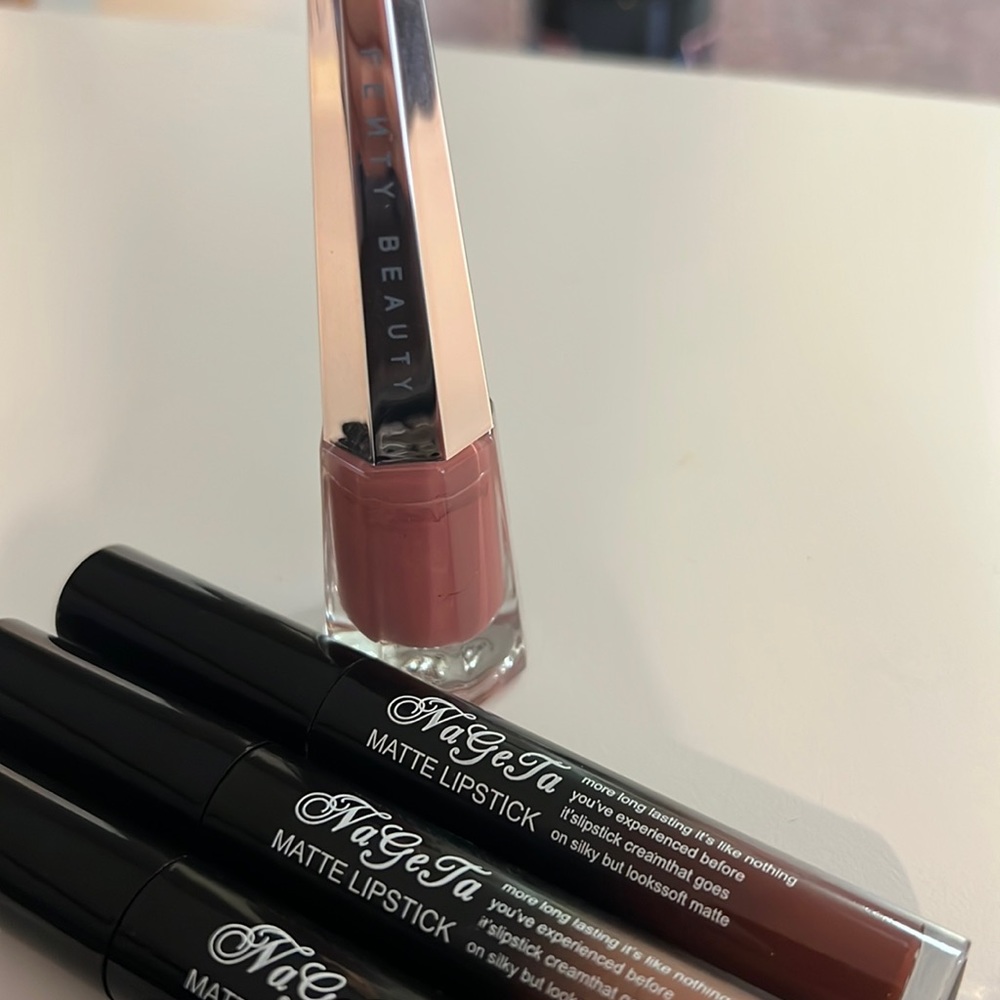 Fenty Beauty and NaGeTa lipstick bundle